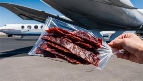 can you bring beef jerky on a plane|tsa approved snacks.